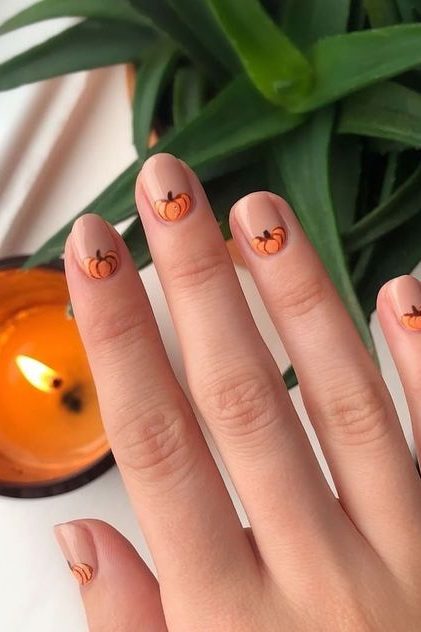 Pumpkin Patch Nails