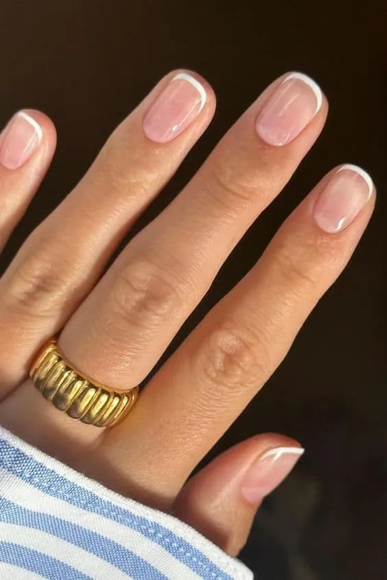 French Tip for Short Nails