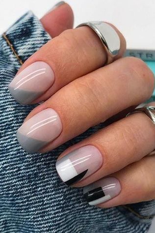 Geometric Nail Art inspo
