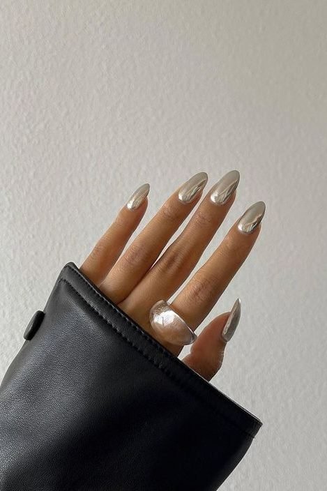 Silver Fall Chrome Nail Colors