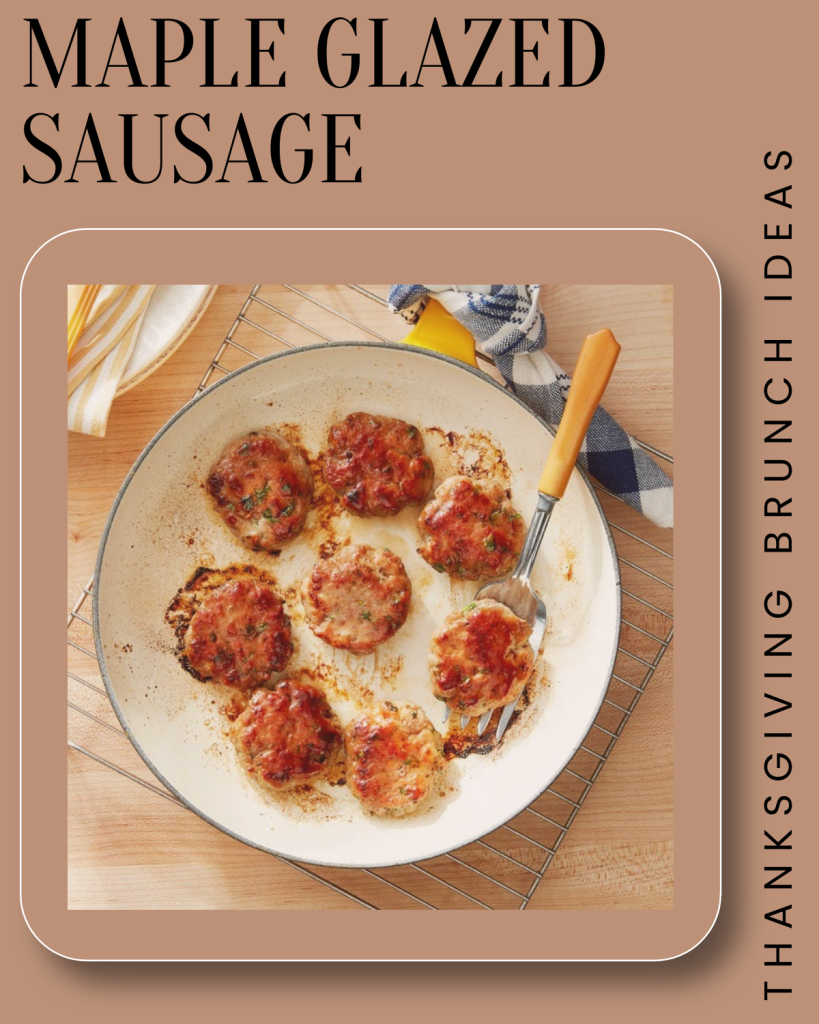 Maple-Glazed sausage