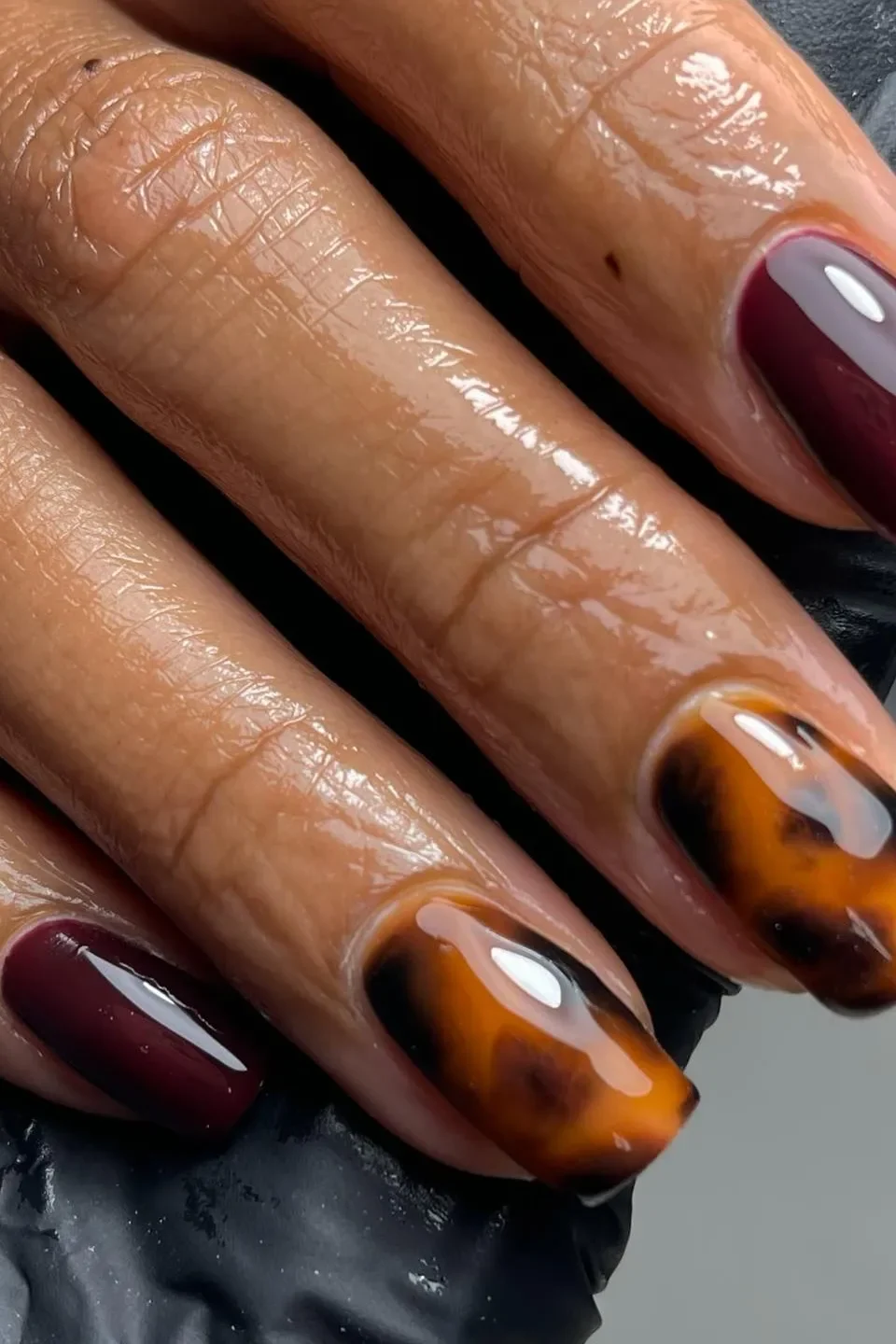 tortoise Shell Nails