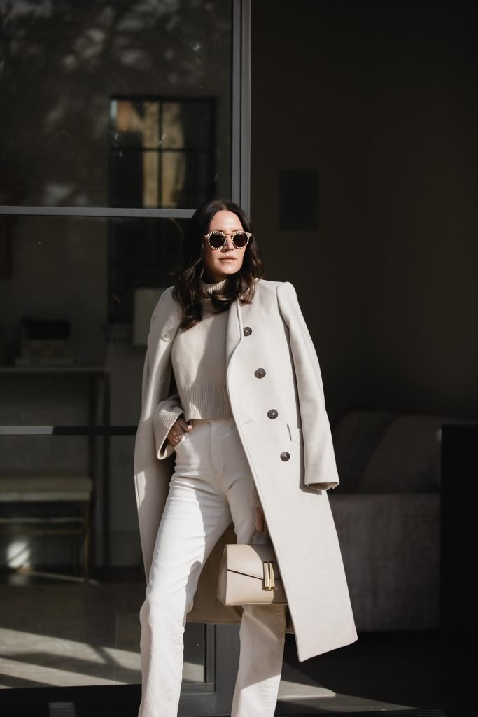 Monochrome White Jean Outfit
