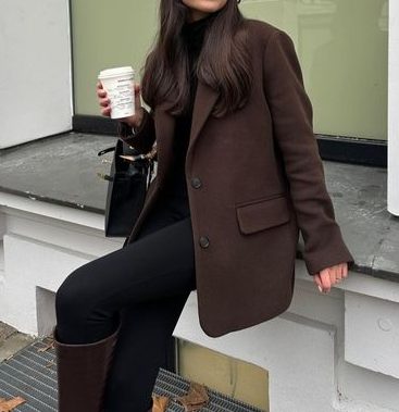Oversized Blazer Old Money Winter Outfits