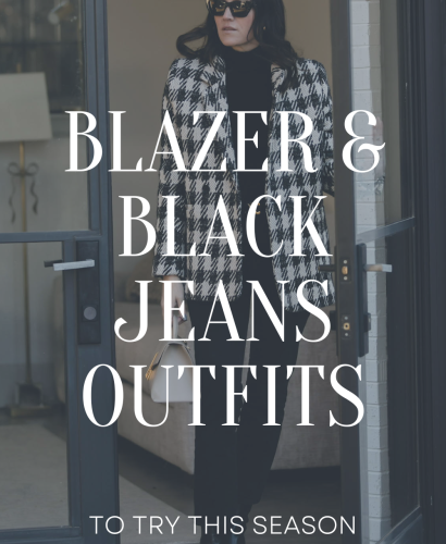 Blazers to Wear With Black Jeans