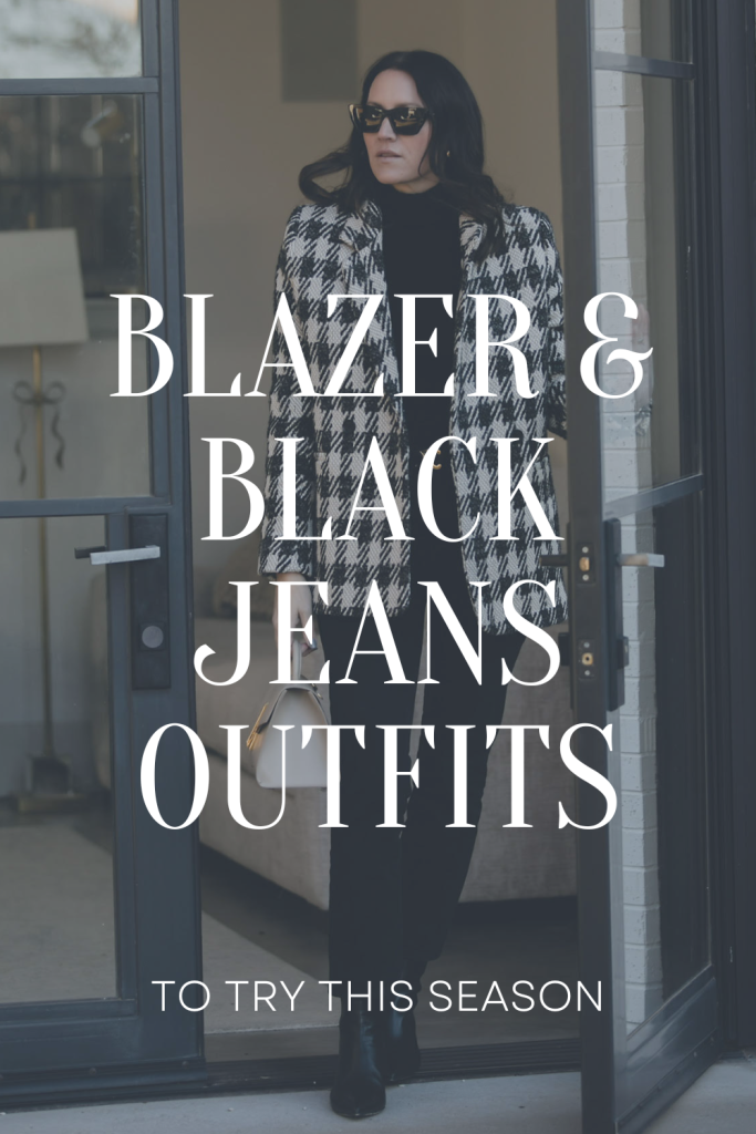 Blazers to Wear With Black Jeans