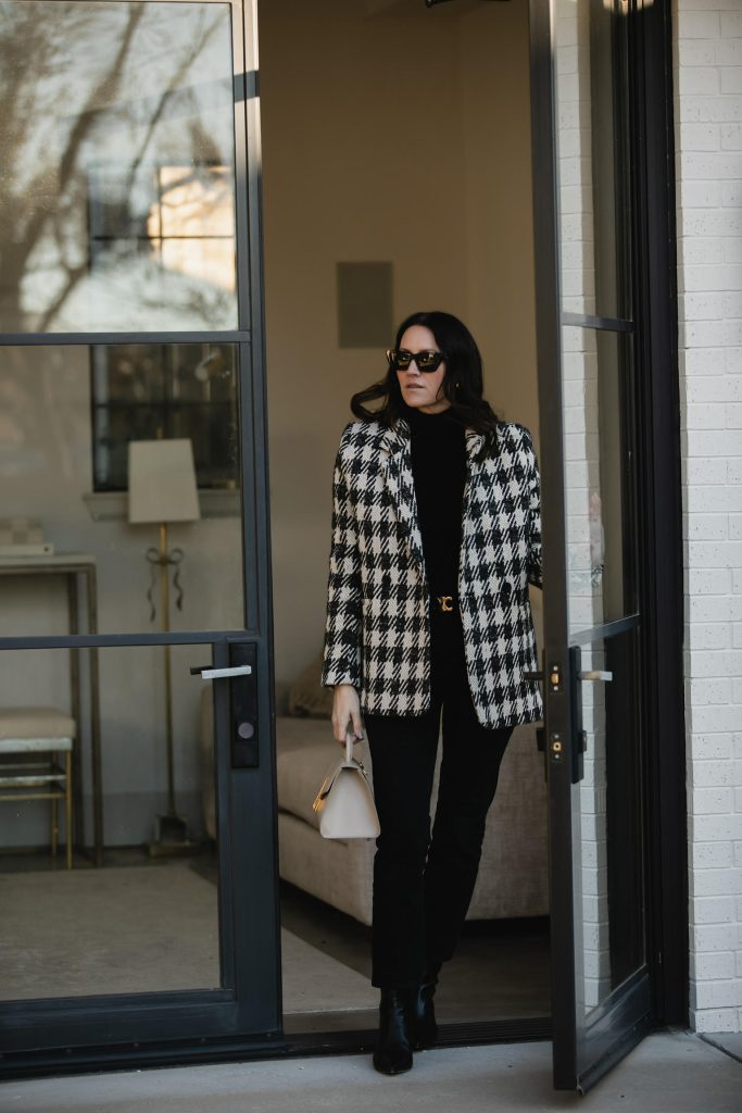 PLaid Blazers to Wear With Black Jeans
