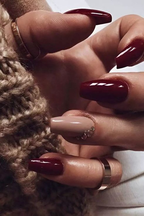 Color Block nail inspo