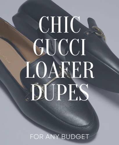 Chic Gucci Loafer Dupe