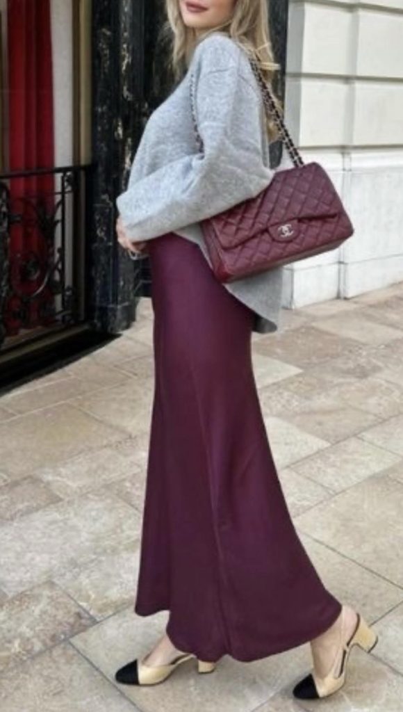 Slip Skirt and pants Chic December Outfits