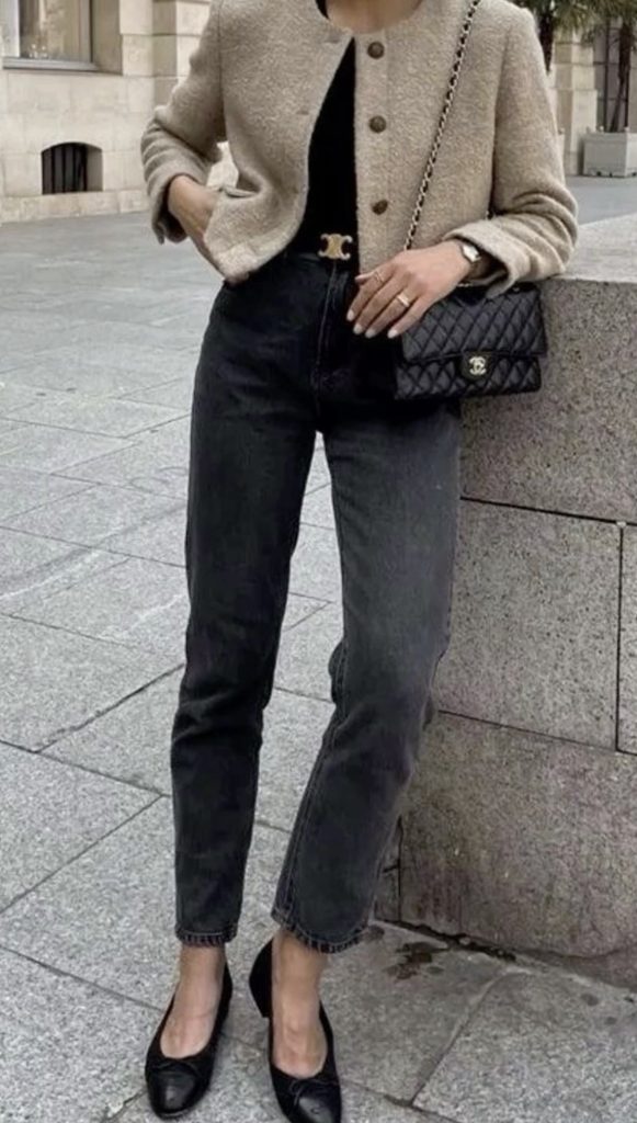 Fall Weekend Black Jeans for women