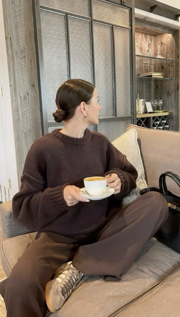 Fall Weekend Monochrome Brown Outfit