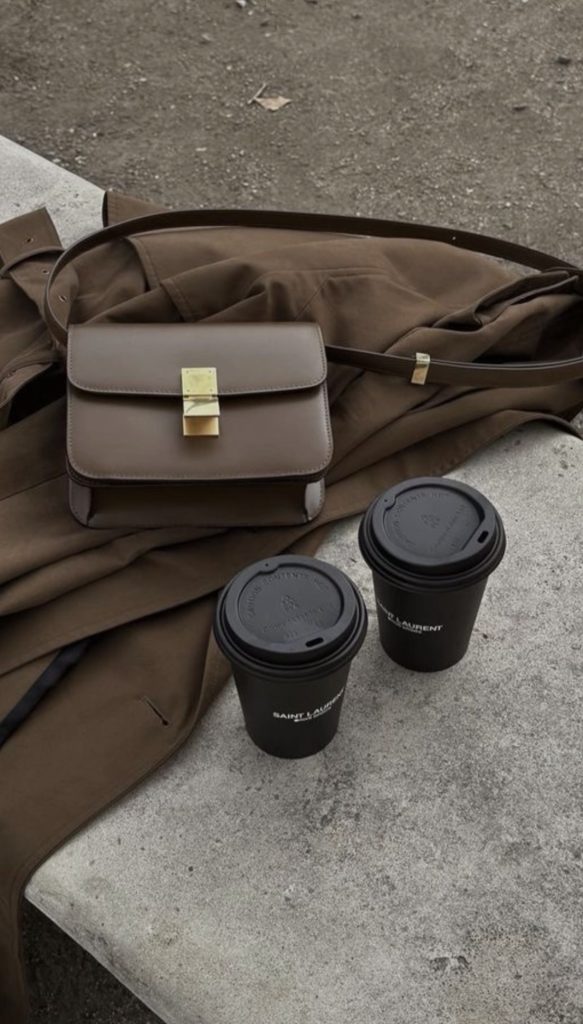 chocolate brown bag