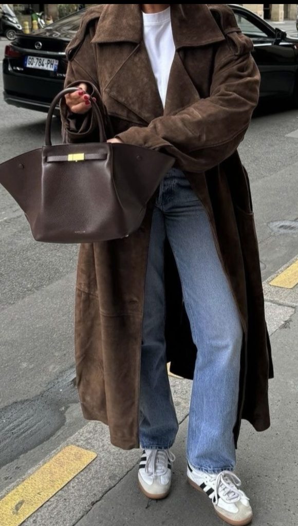 Fall Weekend blue jeans and coat Outfits
