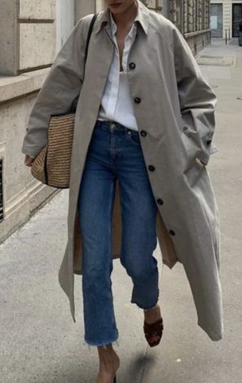 Classic Trench Coat Look