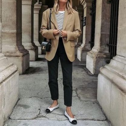 Blazer and Jeans Outfit