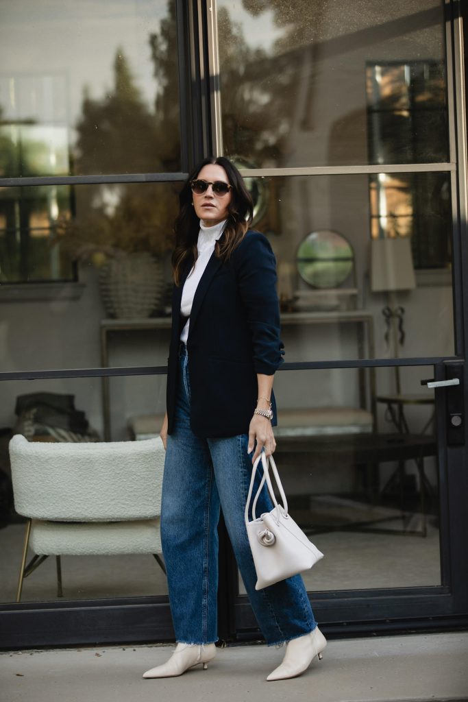 Turtleneck with a Blazer