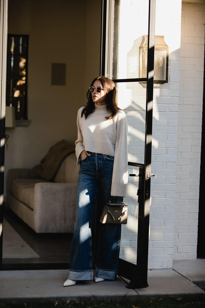 How To Style Long Sleeve Turtle Neck