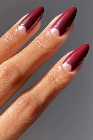 Burgundy Nails for fall