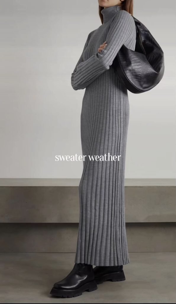 Sweater Dress fall winter Outfits