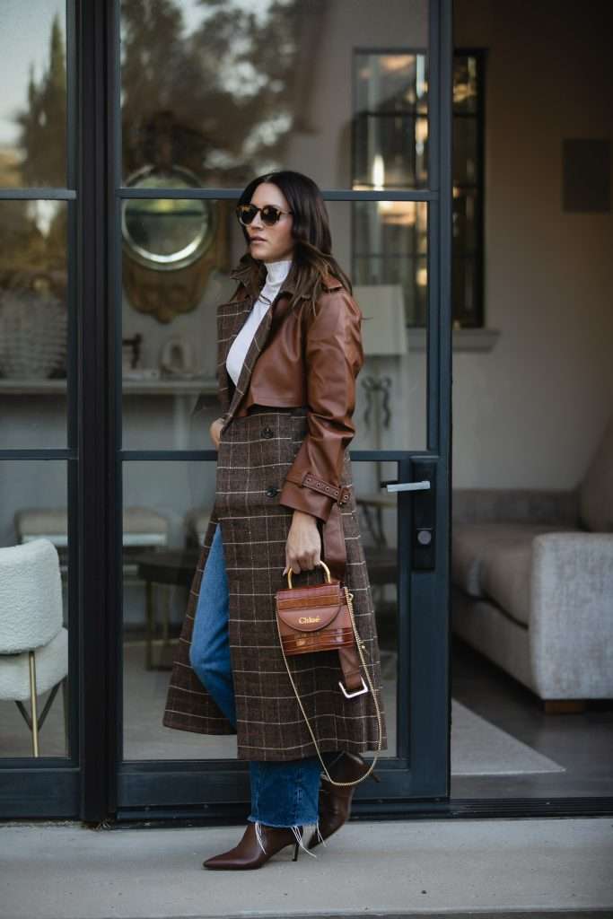 Chic Trench Coat and Mom Jeans