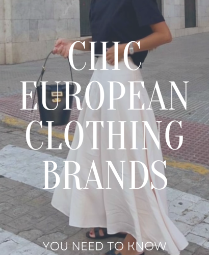 European Clothing Brands You Need to Know About