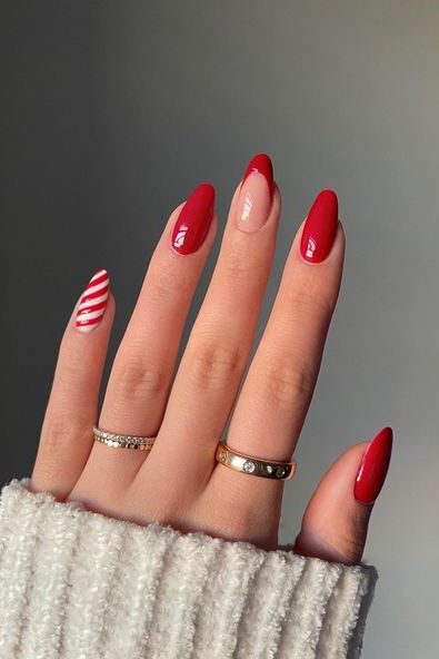 Candy Cane Nail ideas