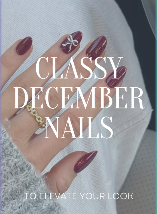 Classy December nails to Try this Winter