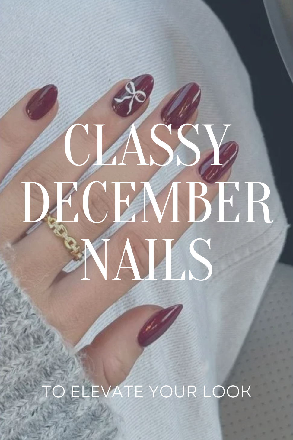 Classy December nails to Try this Winter