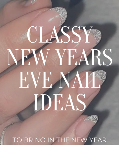 Classy New Years Eve Nails