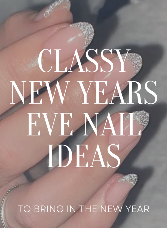 Classy New Years Eve Nails