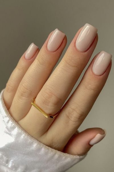 Nude Classy December nails
