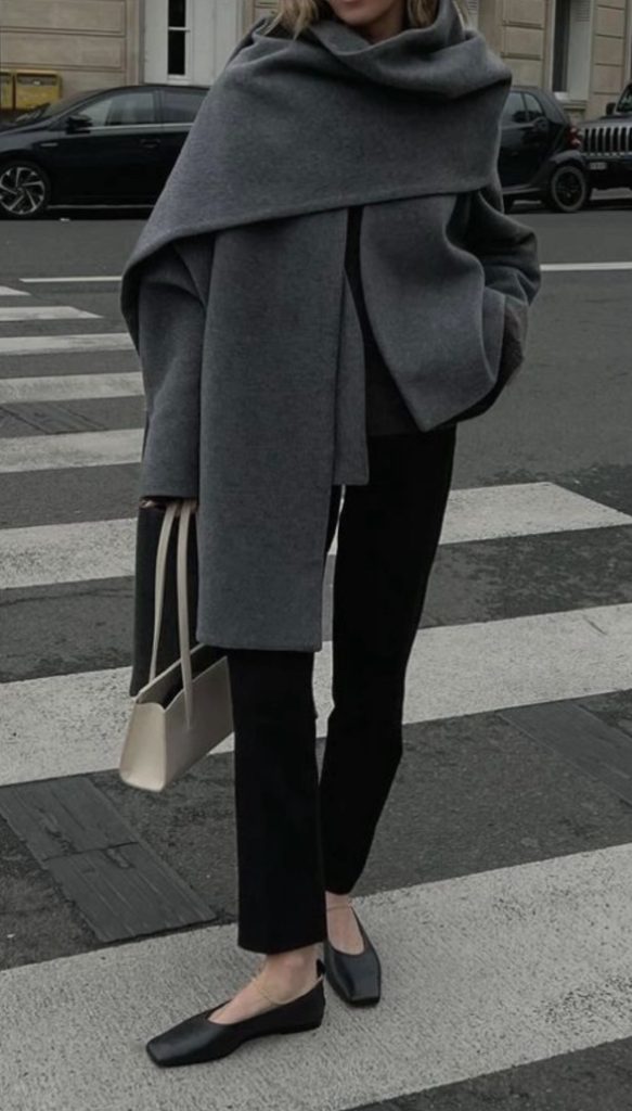 Scarf Jacket january outfit ideas