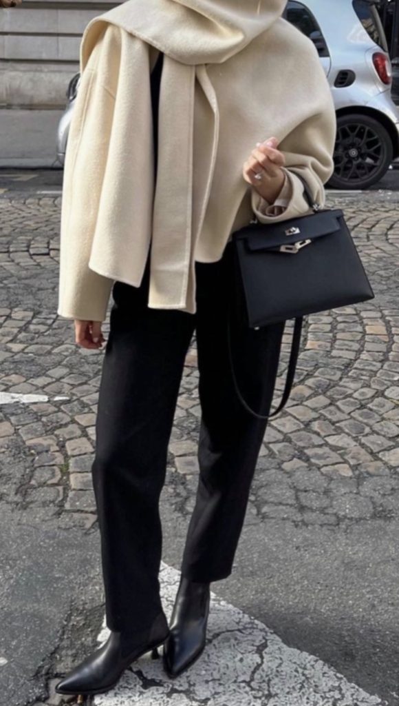 Scarf Jacket january outfit ideas
