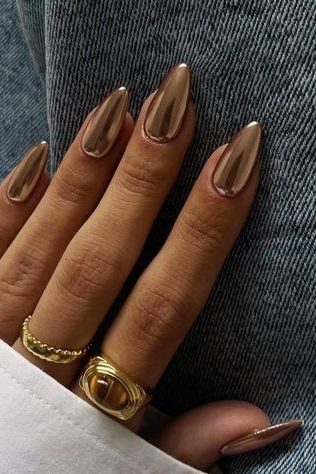 Metallic Copper Nails