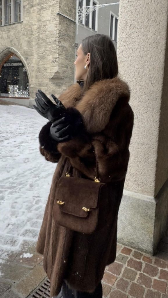 fur coat Outfits New York Street Style