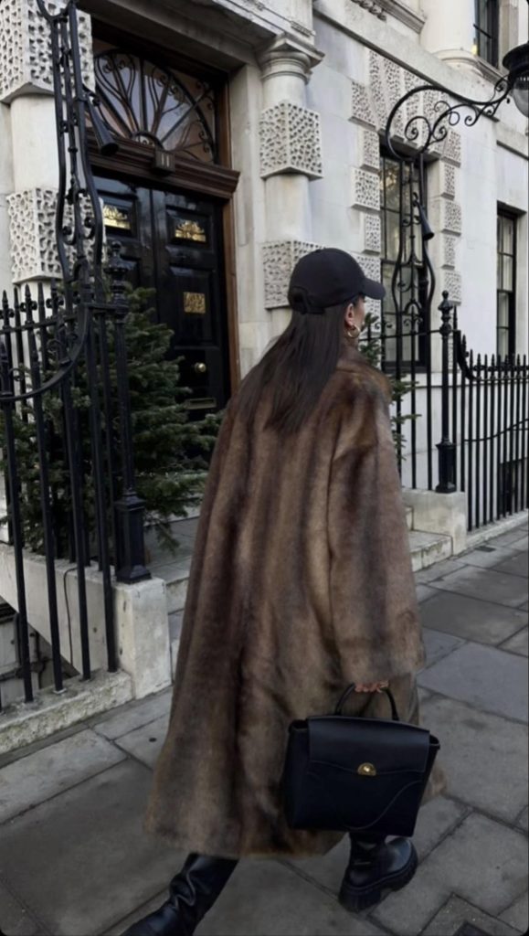 fur coat Outfits