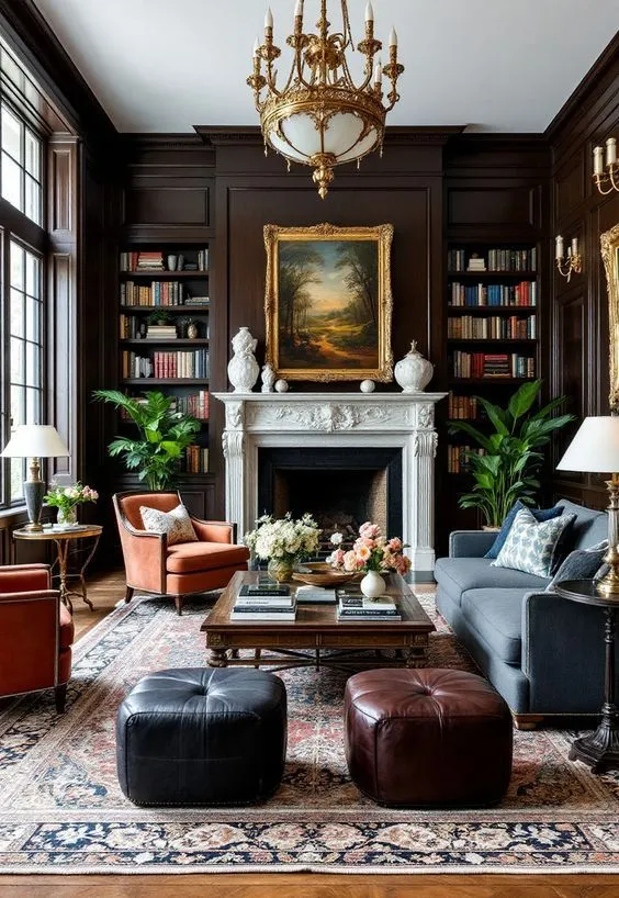 Built-In Bookshelves interior