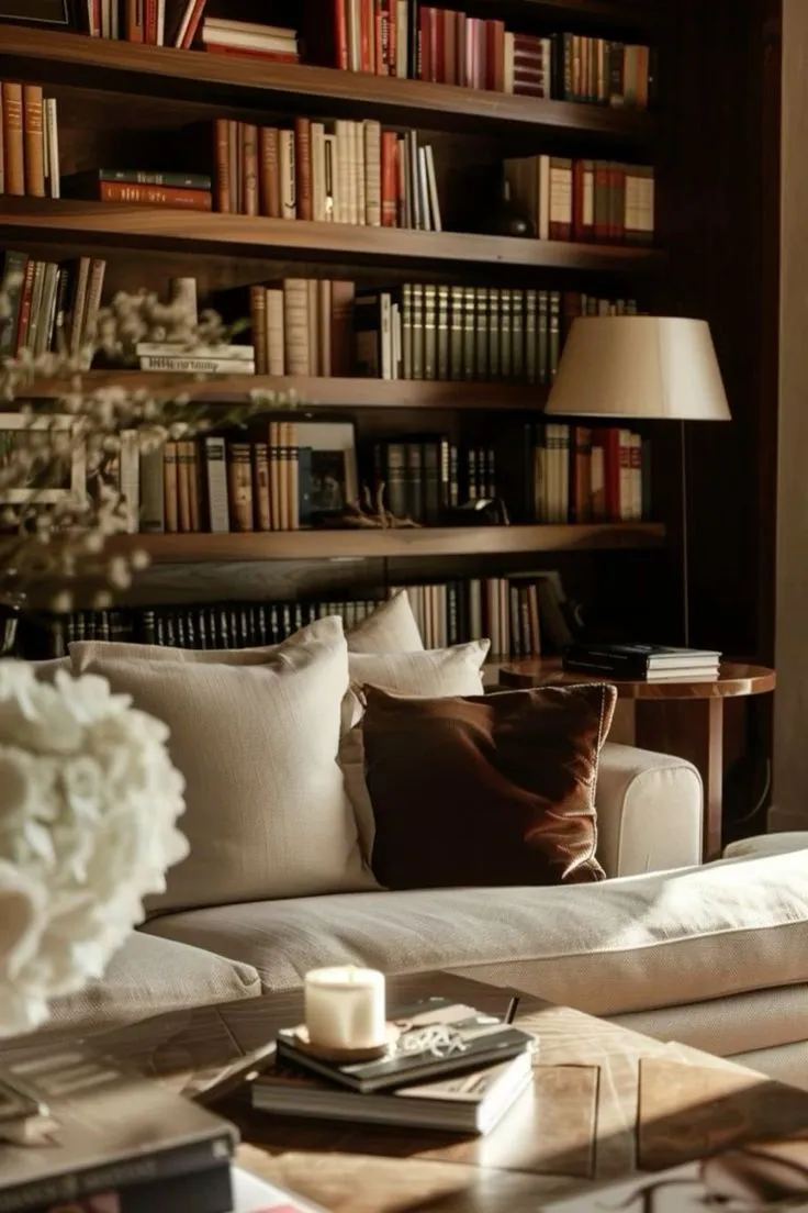 Built-In Bookshelves at home