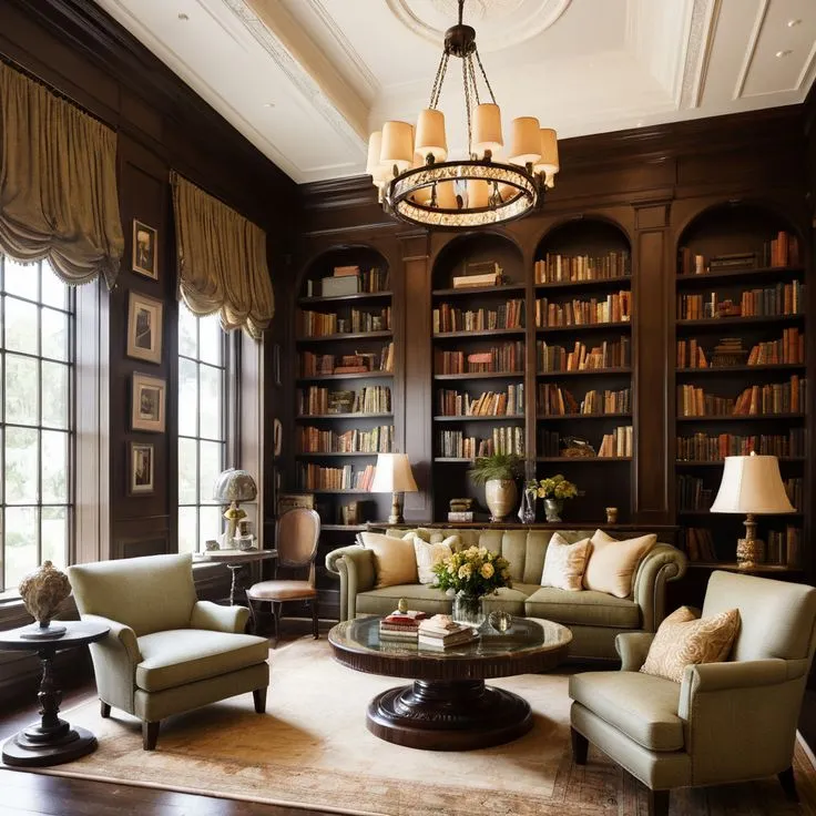 Built-In Bookshelves home design