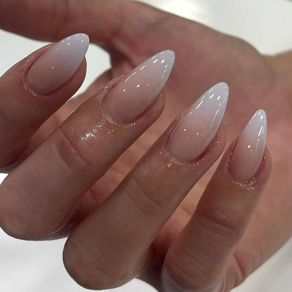 tan and white neutral ombre