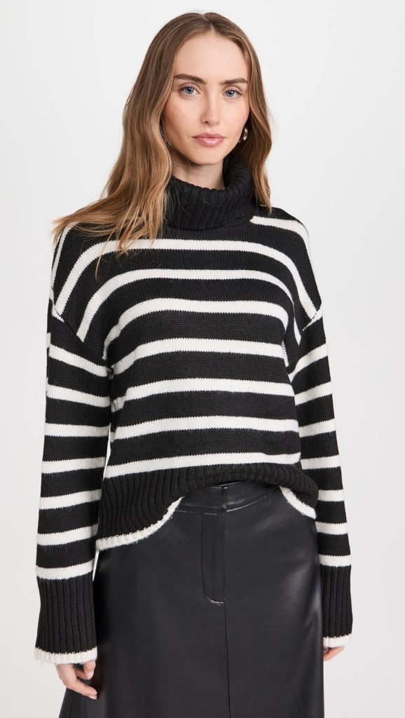 Striped Sweaters to Wear Over Shirts