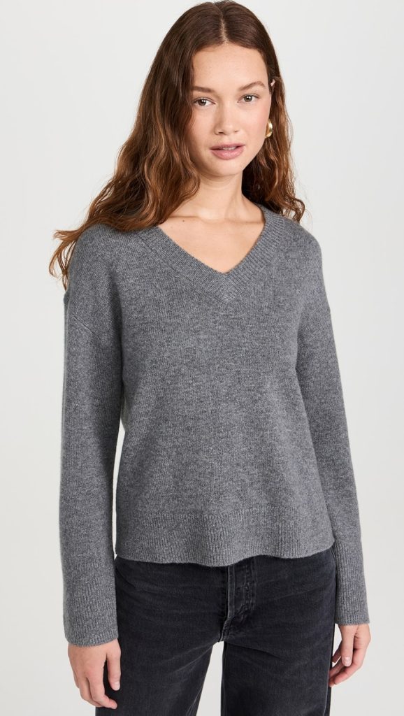V-Neck Sweaters to Wear Over Shirts