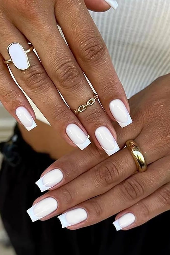 Winter Wonderland Whites Nails