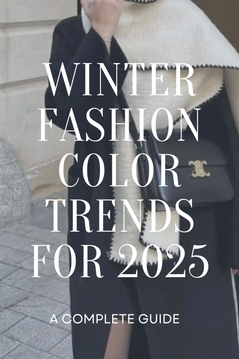 Winter Fashion Color Trends for 2025 - the gray details