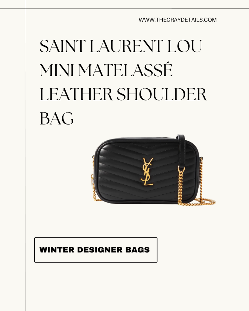 Saint Laurent Lou Mini matelassé leather shoulder bag