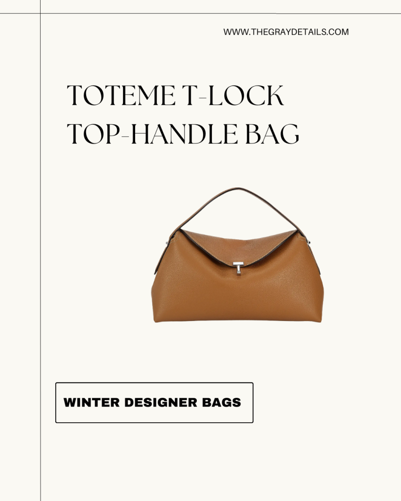 Toteme T-Lock Top-Handle Bag