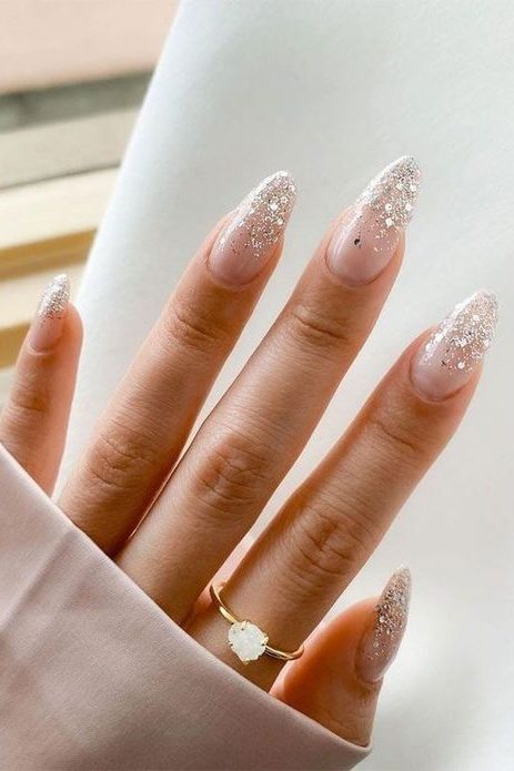 Glitter Ombre Nails