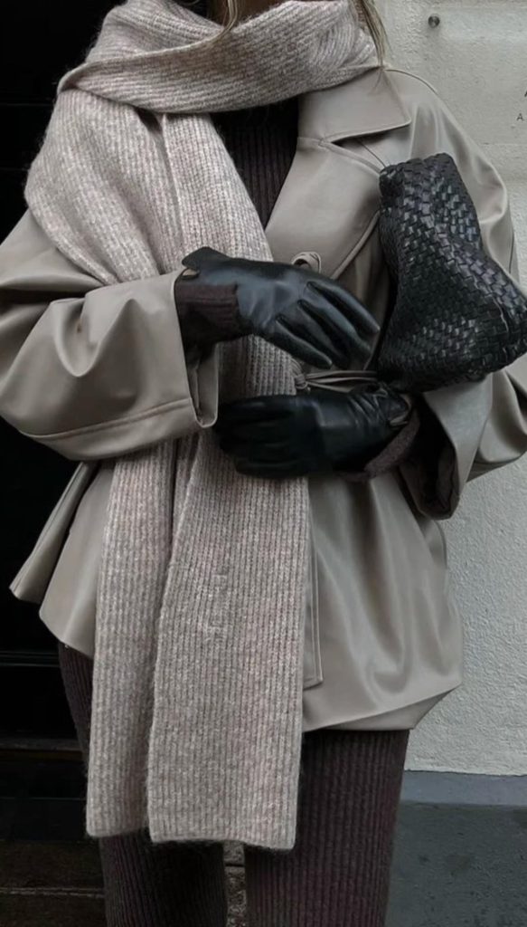 Coats with scarves New York Street Style