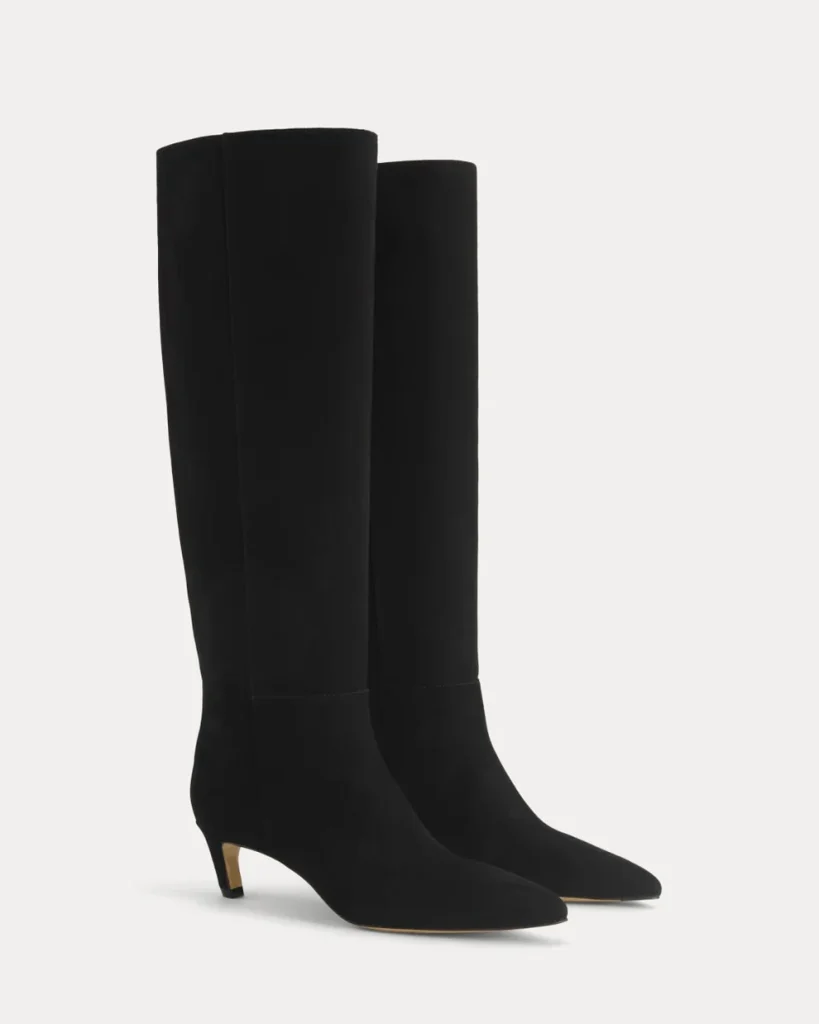 Everlane The Banana Heel Boot Khaite Boot Dupes